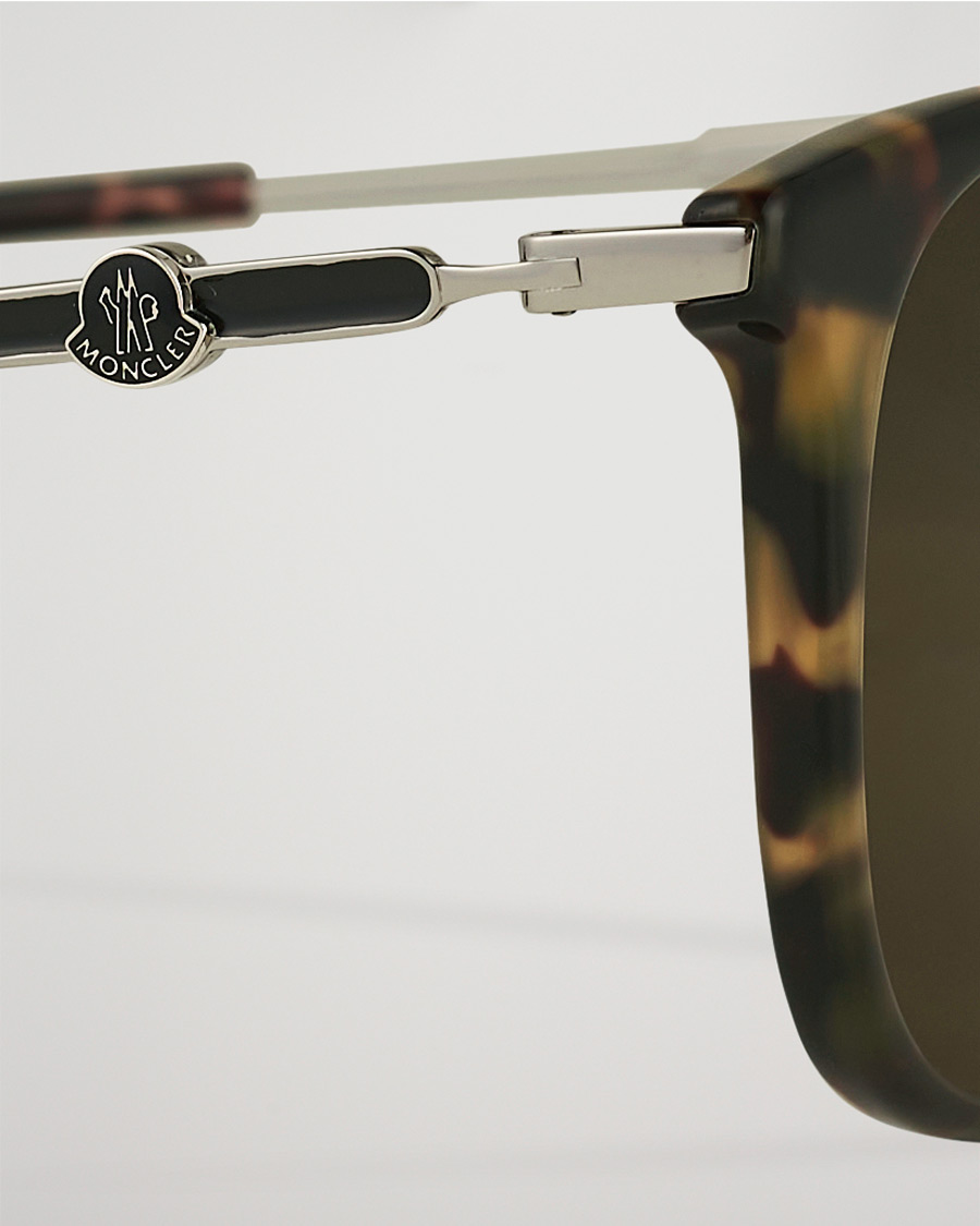Homme | Moncler Lunettes ML0225 Sunglasses Coloured Havana/Roviex | Moncler Lunettes | ML0225 Sunglasses Coloured Havana/Roviex