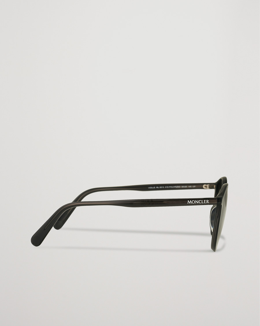 Homme | Moncler Lunettes Violle Polarized Sunglasses Shiny Black/Smoke | Moncler Lunettes | Violle Polarized Sunglasses Shiny Black/Smoke