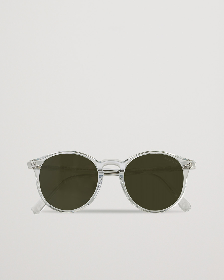 Heren | Moncler Lunettes Violle Polarized Sunglasses Crystal/Green Mirror | Moncler Lunettes | Violle Polarized Sunglasses Crystal/Green Mirror