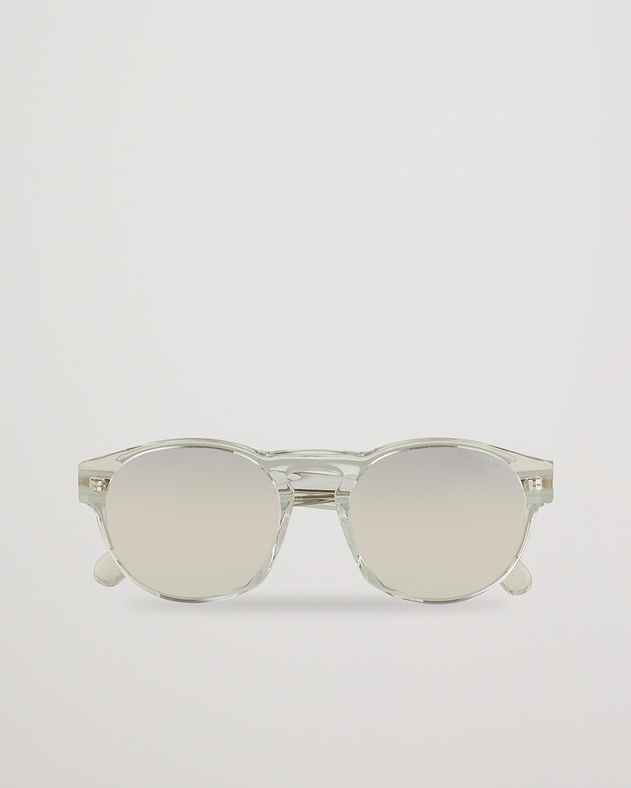 Homme | Moncler Lunettes ML0209 Polarized Sunglasses Crystal/Smoke | Moncler Lunettes | ML0209 Polarized Sunglasses Crystal/Smoke