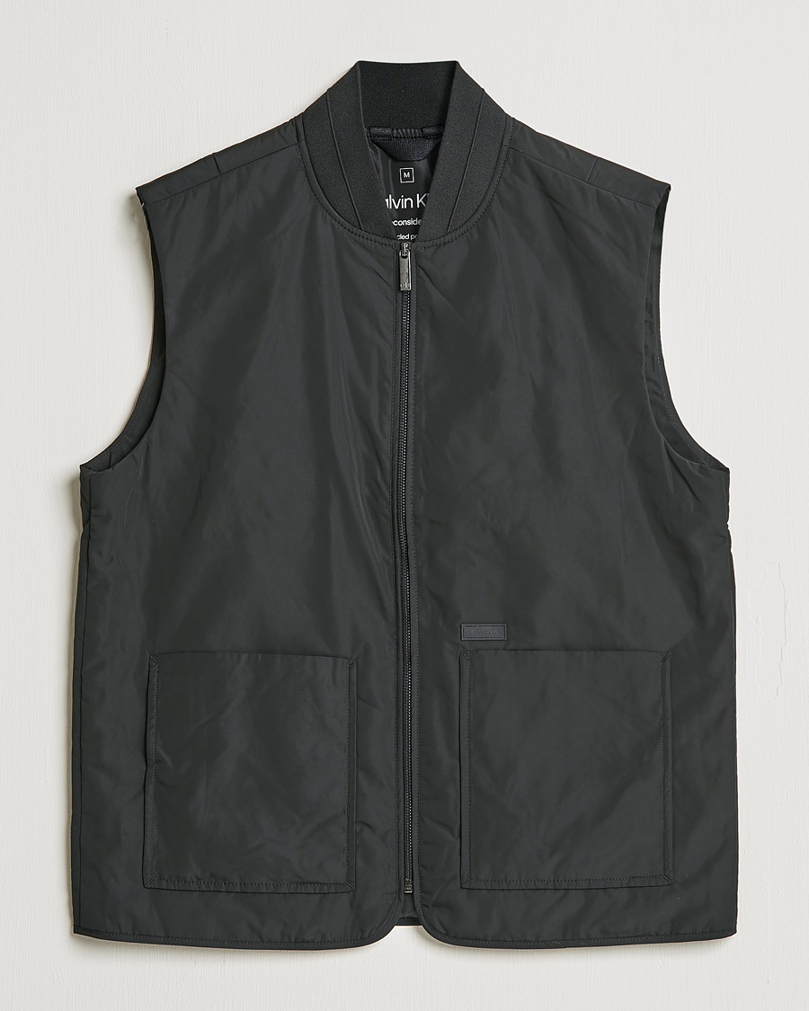 Homme | Manteaux Et Vestes | Calvin Klein | Super Lightweight Vest Black