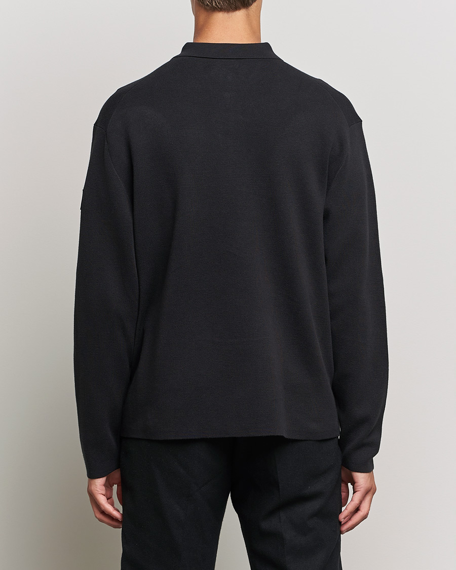 Heren | Truien | Calvin Klein | Milano Knitted Full Zip Sweater Black