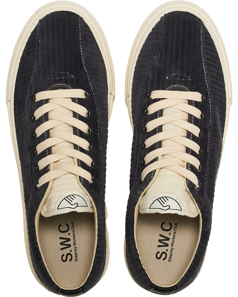Homme | Stepney Workers Club Dellow Grand Cord Sneaker Smoke | Stepney Workers Club | Dellow Grand Cord Sneaker Smoke