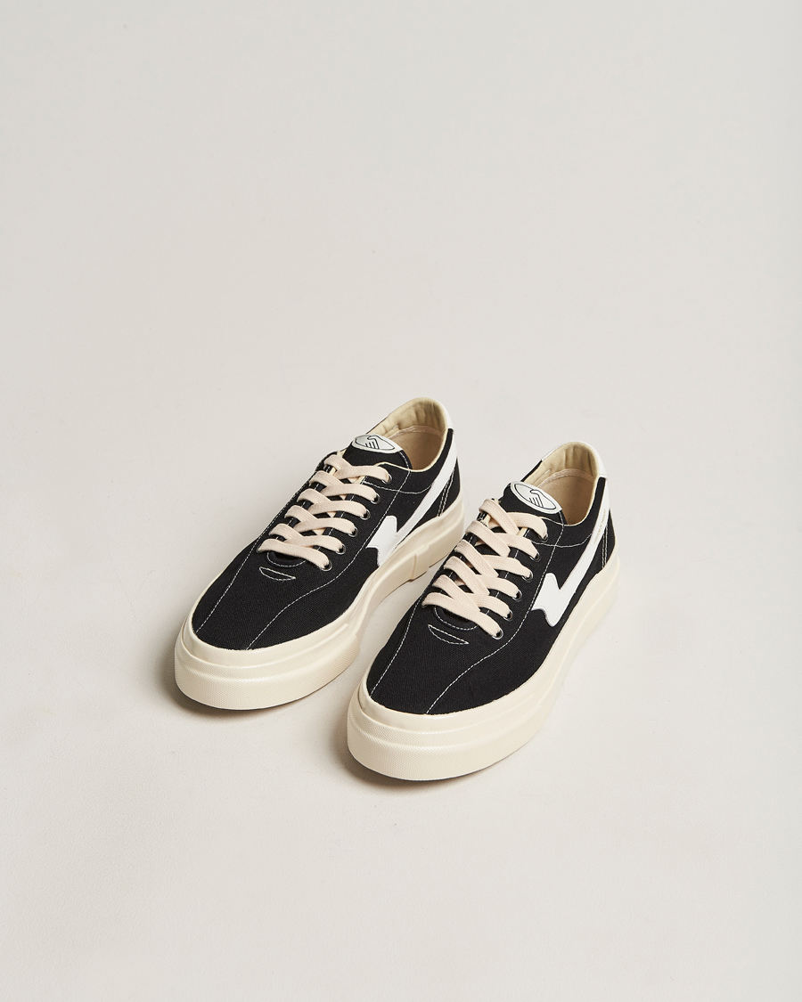Homme | Stepney Workers Club Dellow S-Strike Canvas Sneaker Black/White | Stepney Workers Club | Dellow S-Strike Canvas Sneaker Black/White