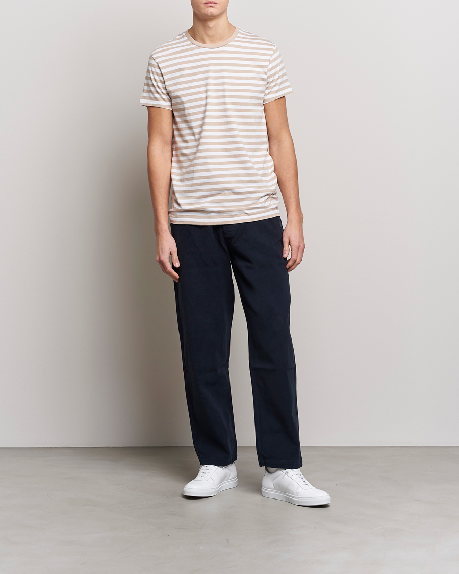 Homme | T-shirts | Samsøe Samsøe | Samsøe & Samsøe Patrick Crew Neck Tee White Pure Cashmere