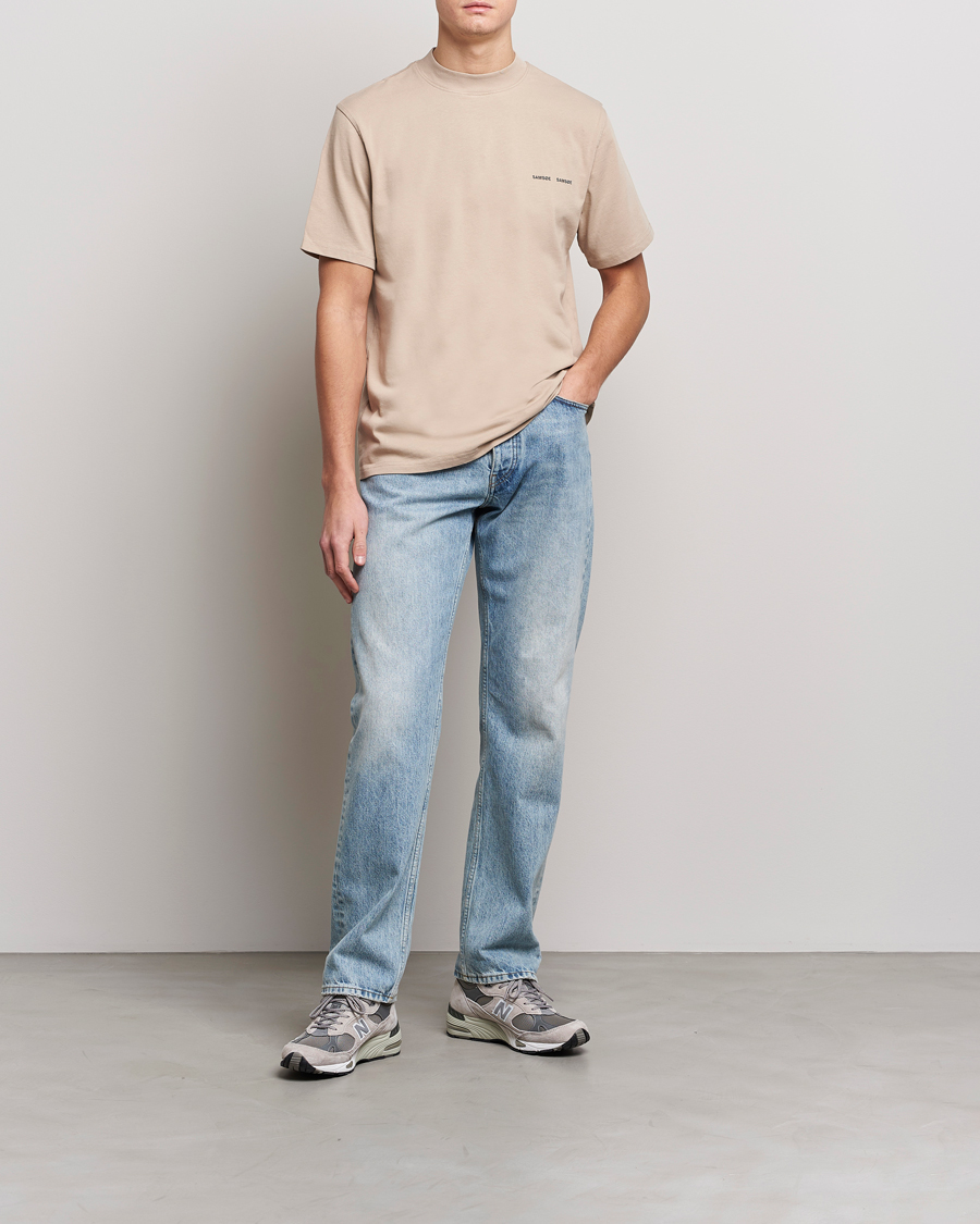 Heren | T-shirts | Samsøe Samsøe | Norsbro Organic Cotton Tee Pure Cashmere