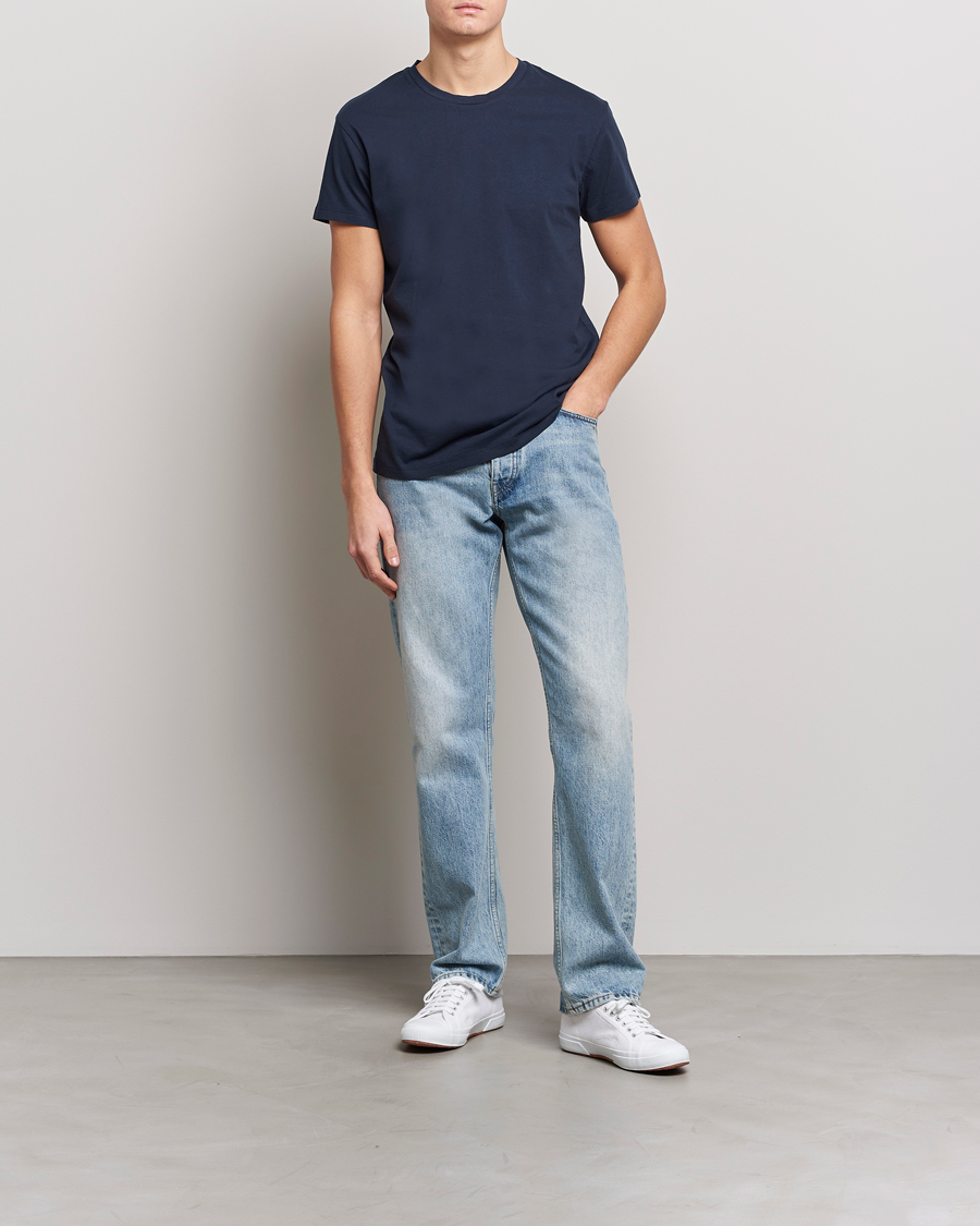 Heren | T-shirts | Samsøe Samsøe | Kronos Crew Neck Tee Total Eclipse