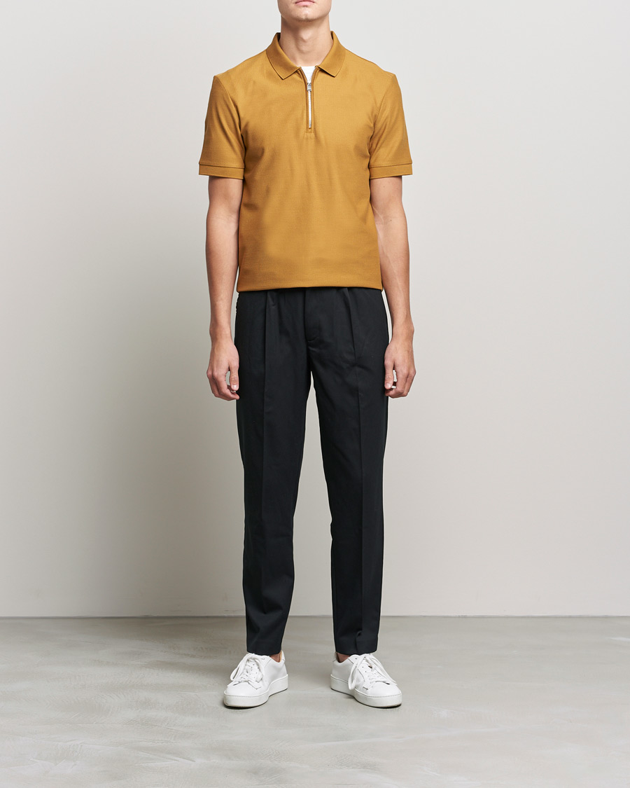 Homme | Polos | BOSS BLACK | Polston Half-Zip Polo Open Beige