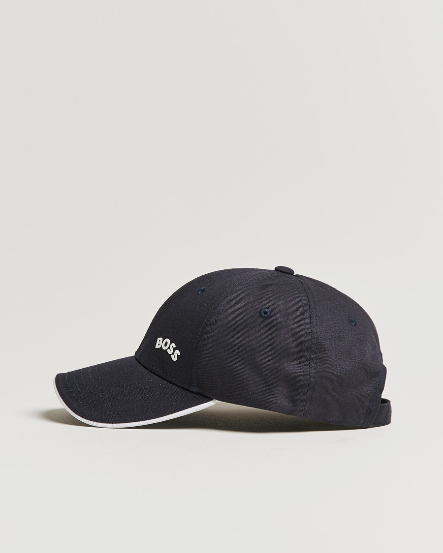 Homme | BOSS Athleisure Curved Logo Cap Dark Blue | BOSS GREEN | BOSS Athleisure Curved Logo Cap Dark Blue