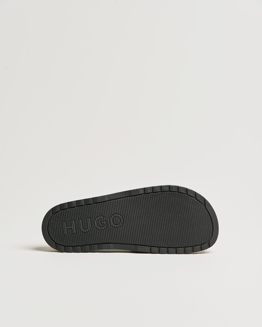 Heren | HUGO Match Logo Slides Black | HUGO | Match Logo Slides Black