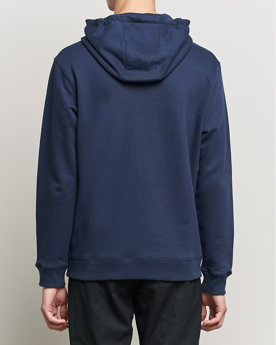 Heren | Truien | HUGO | Dreeman Monogram Logo Hoodie Dark Blue