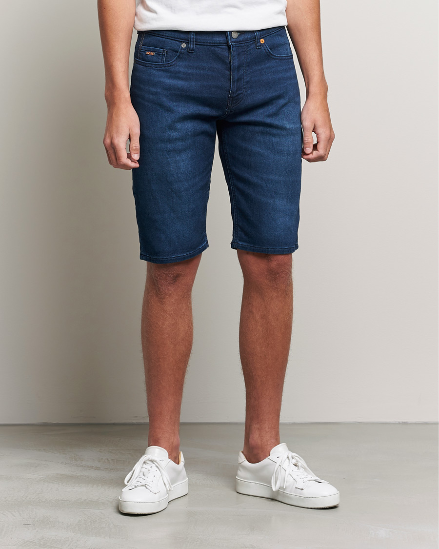 Homme | Shorts | BOSS ORANGE | BOSS Casual Taber Denim Shorts Navy