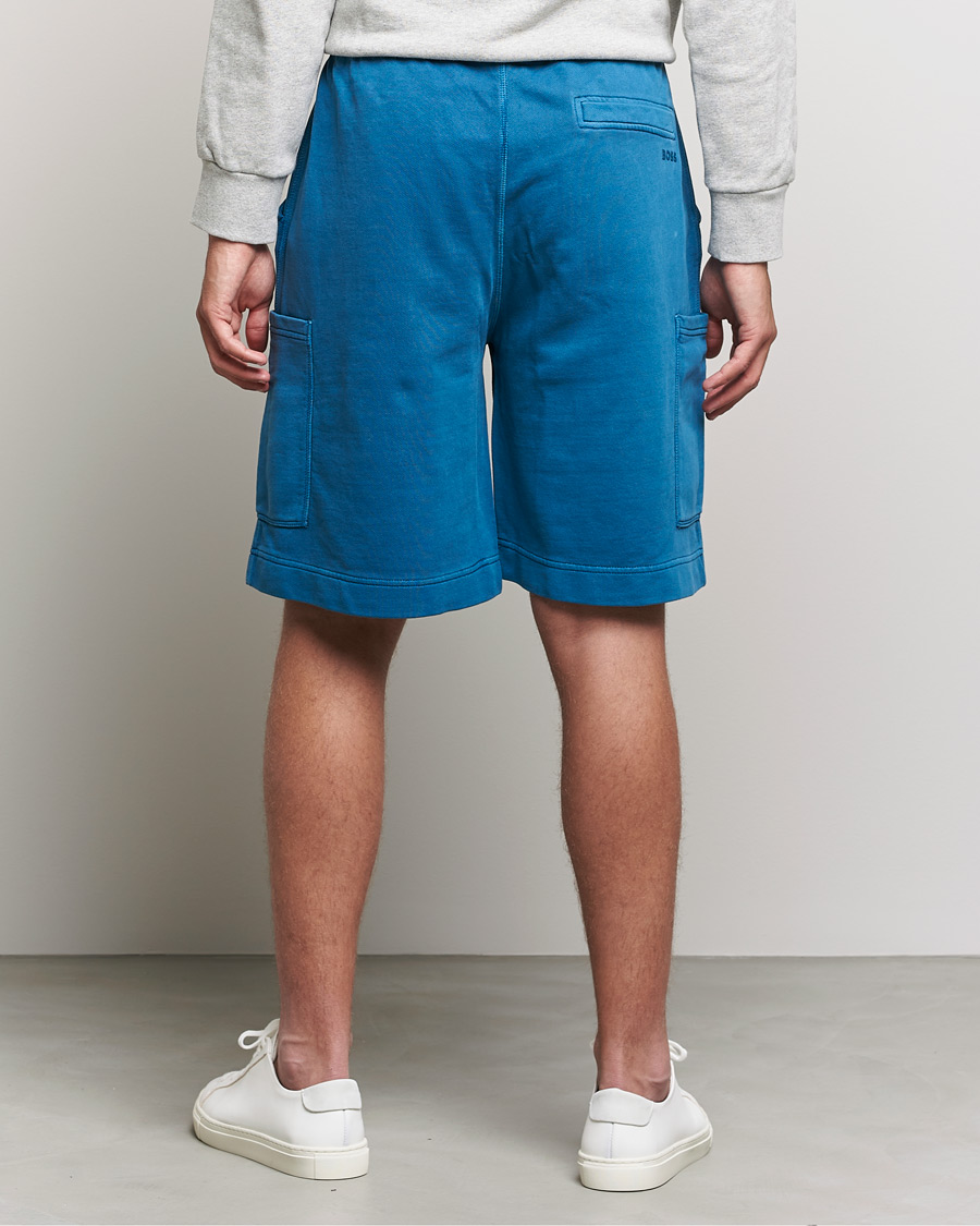 Heren | Korte broek | BOSS ORANGE | BOSS Casual Sefade Sweatshorts Medium Blue
