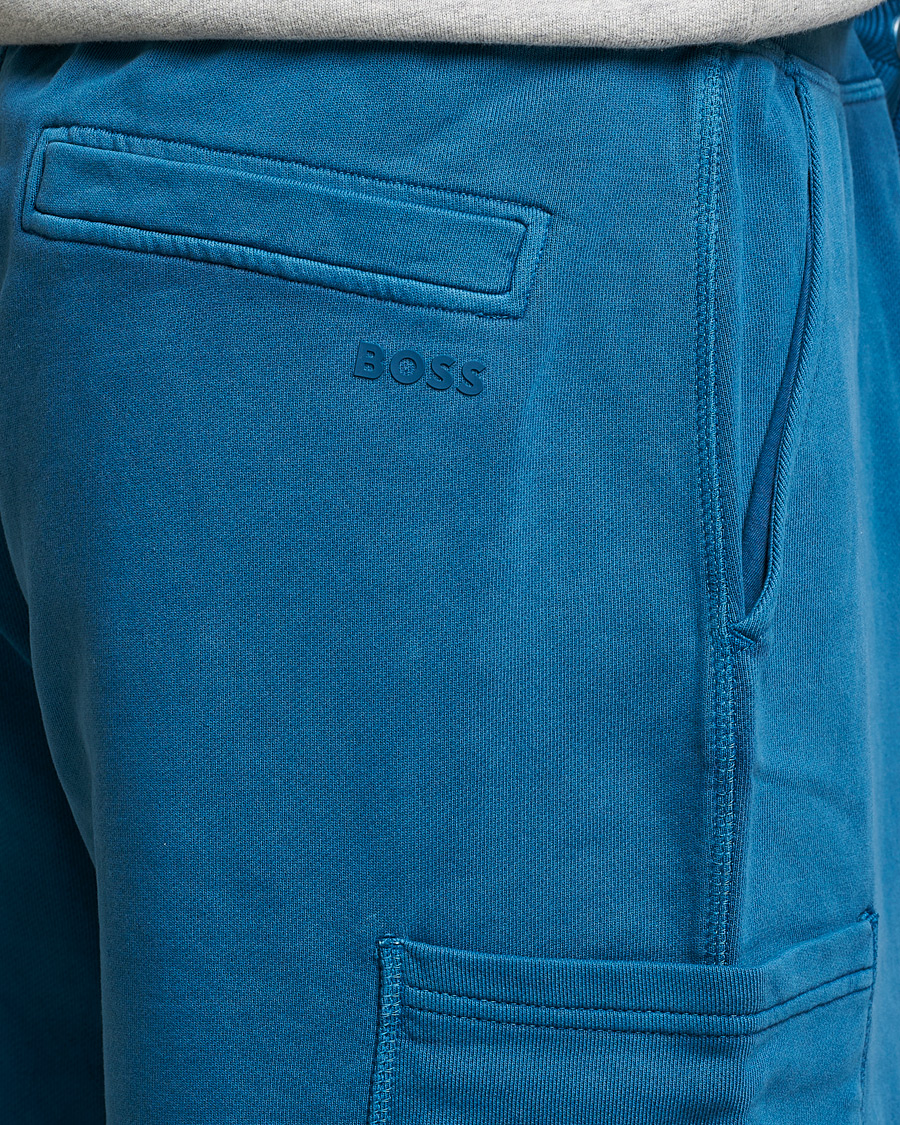 Heren | Korte broek | BOSS ORANGE | BOSS Casual Sefade Sweatshorts Medium Blue