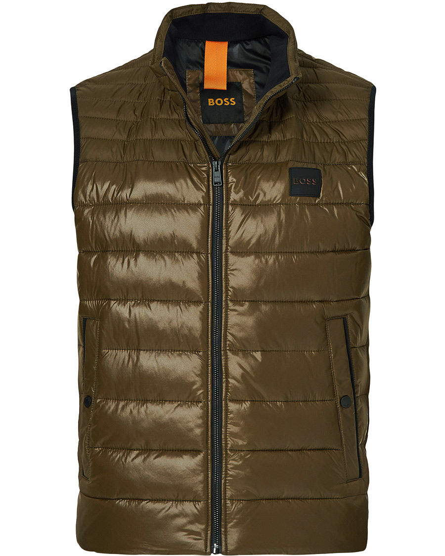 Heren | Jassen | BOSS ORANGE | Odeno Down Vest Dark Green