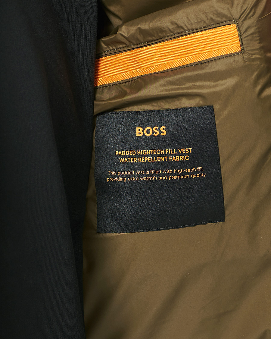 Heren | Jassen | BOSS ORANGE | Odeno Down Vest Dark Green