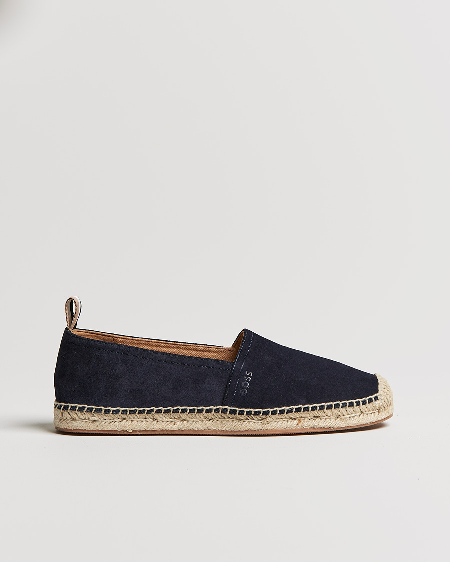 Homme | BOSS Madeira Espandrilles Dark Blue | BOSS BLACK | BOSS Madeira Espandrilles Dark Blue