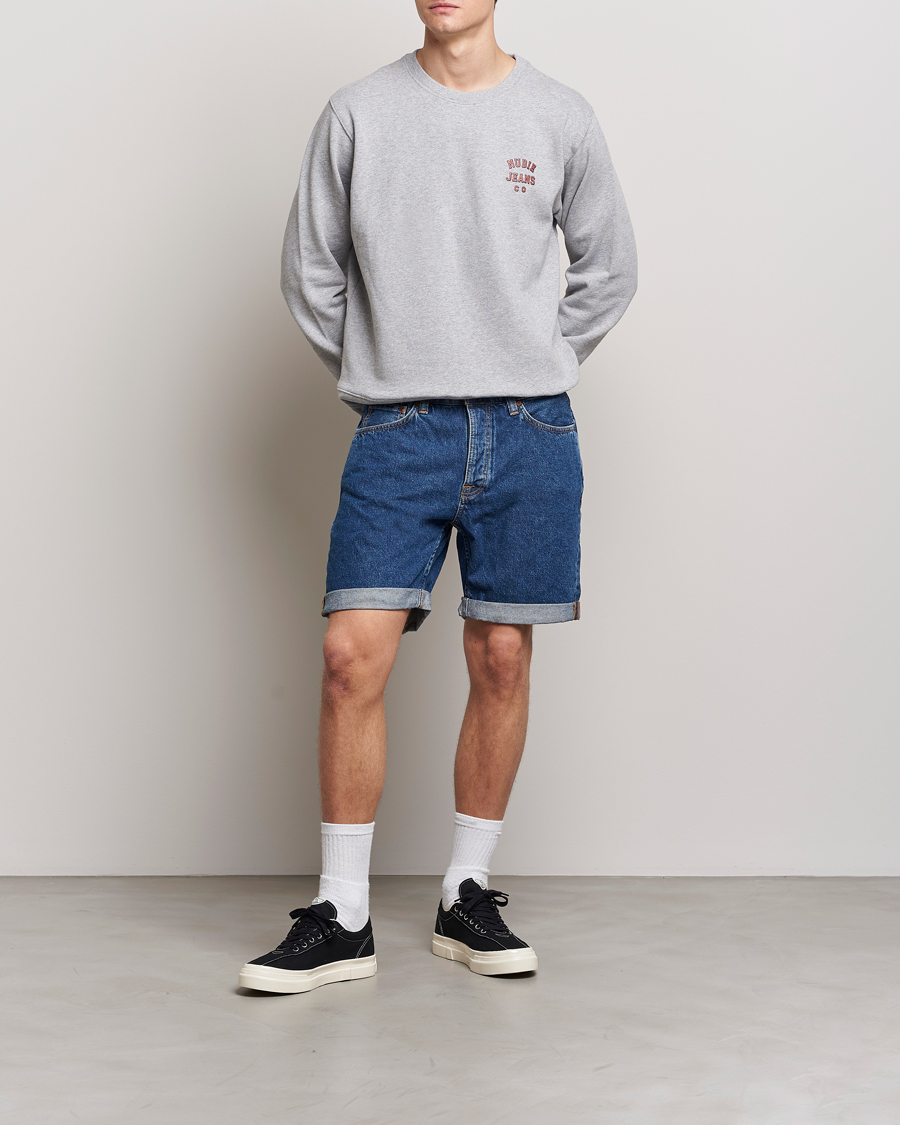 Homme | Shorts | Nudie Jeans | Josh Stretch Denim Shorts 90s Stone Denim