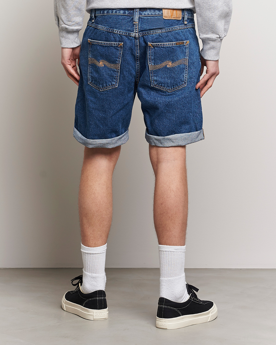 Homme | Shorts | Nudie Jeans | Josh Stretch Denim Shorts 90s Stone Denim