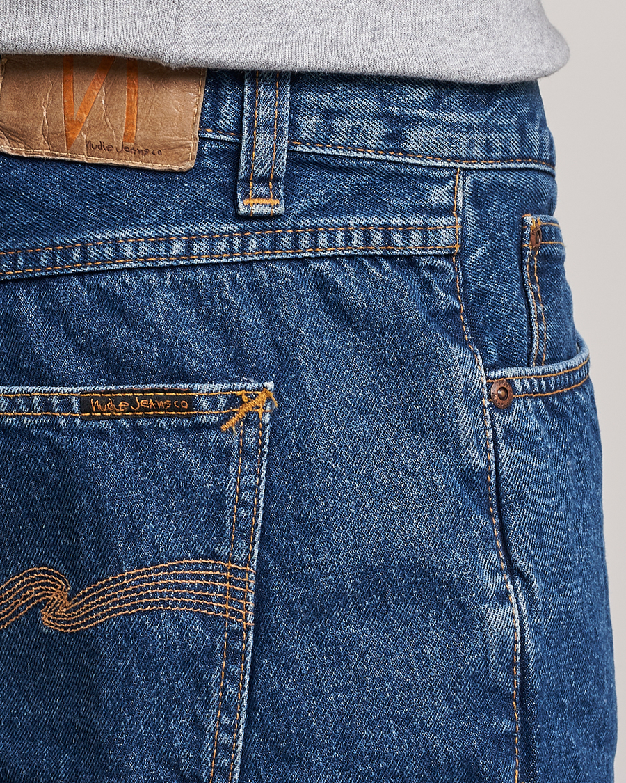 Homme | Shorts | Nudie Jeans | Josh Stretch Denim Shorts 90s Stone Denim