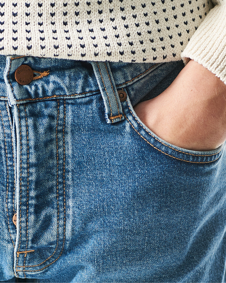 Heren | Jeans | Nudie Jeans | Grim Tim Jeans Broken Faded