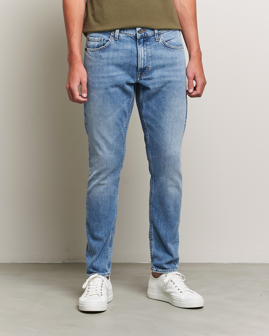 Homme | Jeans | Tiger of Sweden | Pistolero Stretch Cotton Jeans Meduim Blue