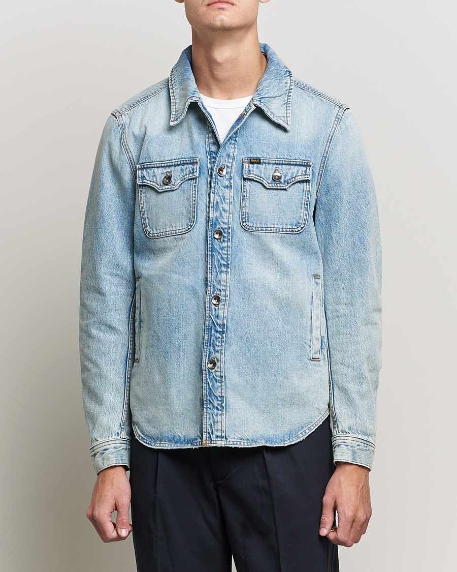 Homme | Manteaux Et Vestes | Tiger of Sweden | Get Jeans Jacket Light Blue