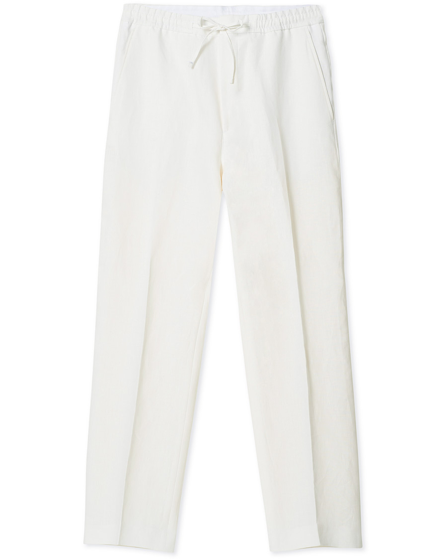 Homme | Pantalons | Tiger of Sweden | Iscove Linen Pants White
