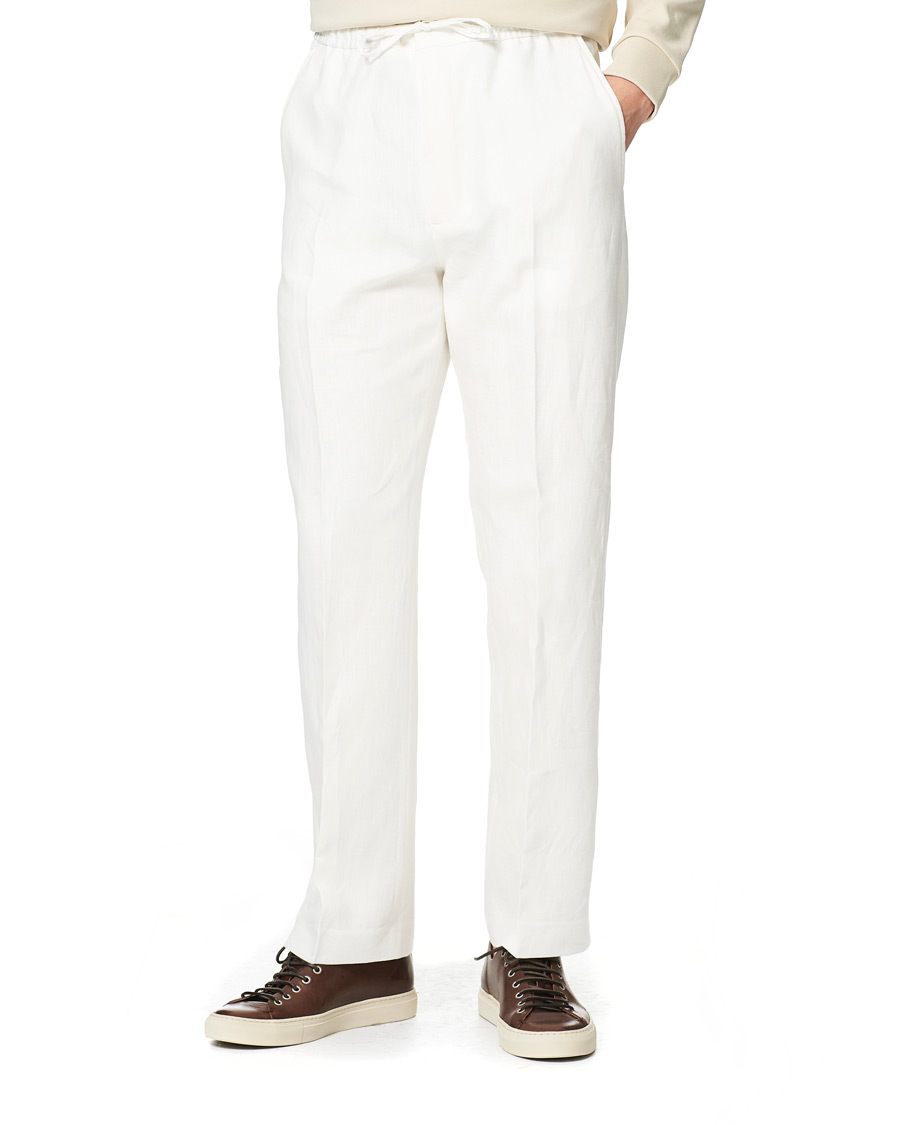 Homme | Pantalons | Tiger of Sweden | Iscove Linen Pants White
