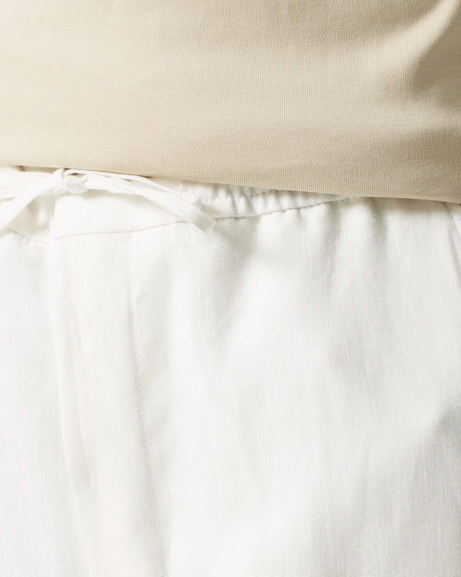 Homme | Pantalons | Tiger of Sweden | Iscove Linen Pants White