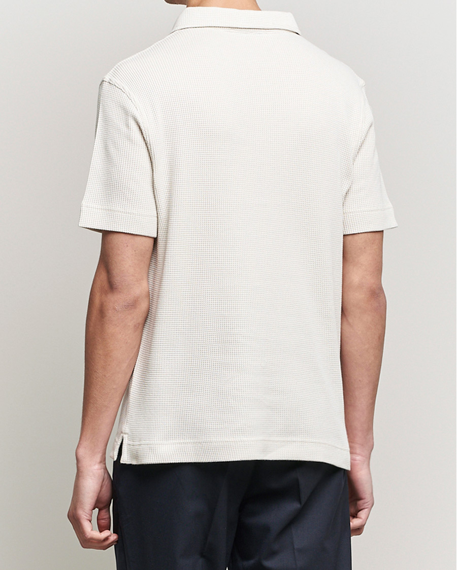 Homme | Polos | Tiger of Sweden | Truane Short Sleeve Polo White Smoke