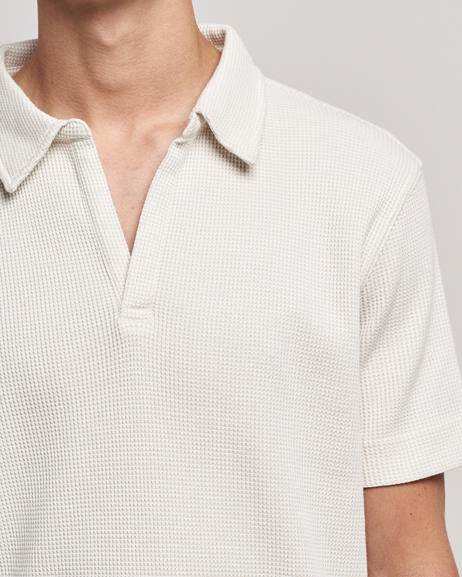 Homme | Polos | Tiger of Sweden | Truane Short Sleeve Polo White Smoke