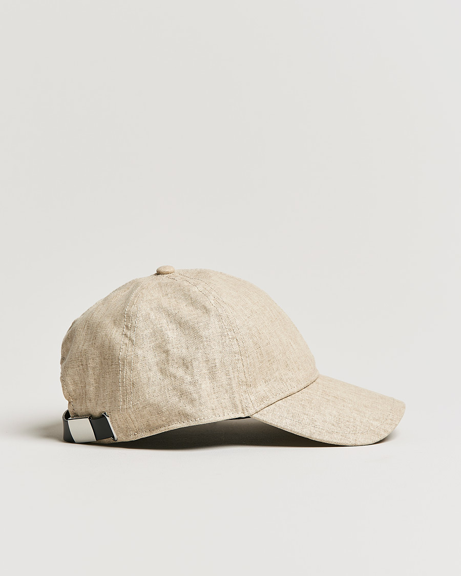 Heren | Tiger of Sweden Hent Linen Cap Clay | Tiger of Sweden | Hent Linen Cap Clay
