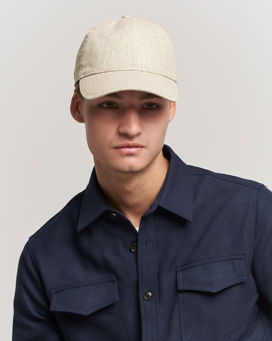 Heren | Tiger of Sweden Hent Linen Cap Clay | Tiger of Sweden | Hent Linen Cap Clay