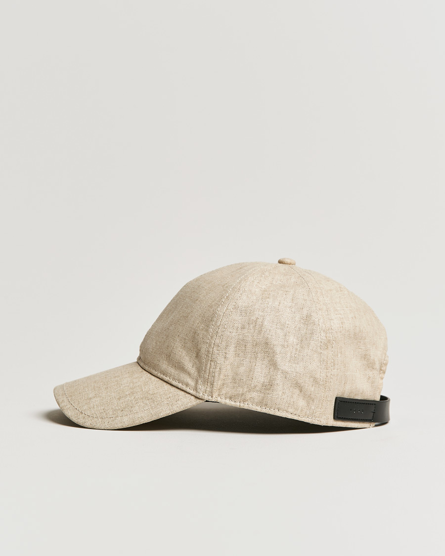 Heren | Tiger of Sweden Hent Linen Cap Clay | Tiger of Sweden | Hent Linen Cap Clay