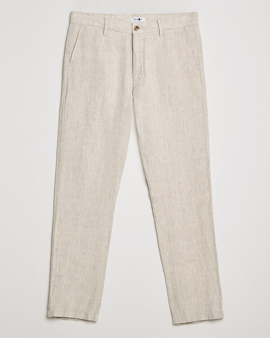 Homme | Pantalons | NN07 | Karl Linen Trousers Oat