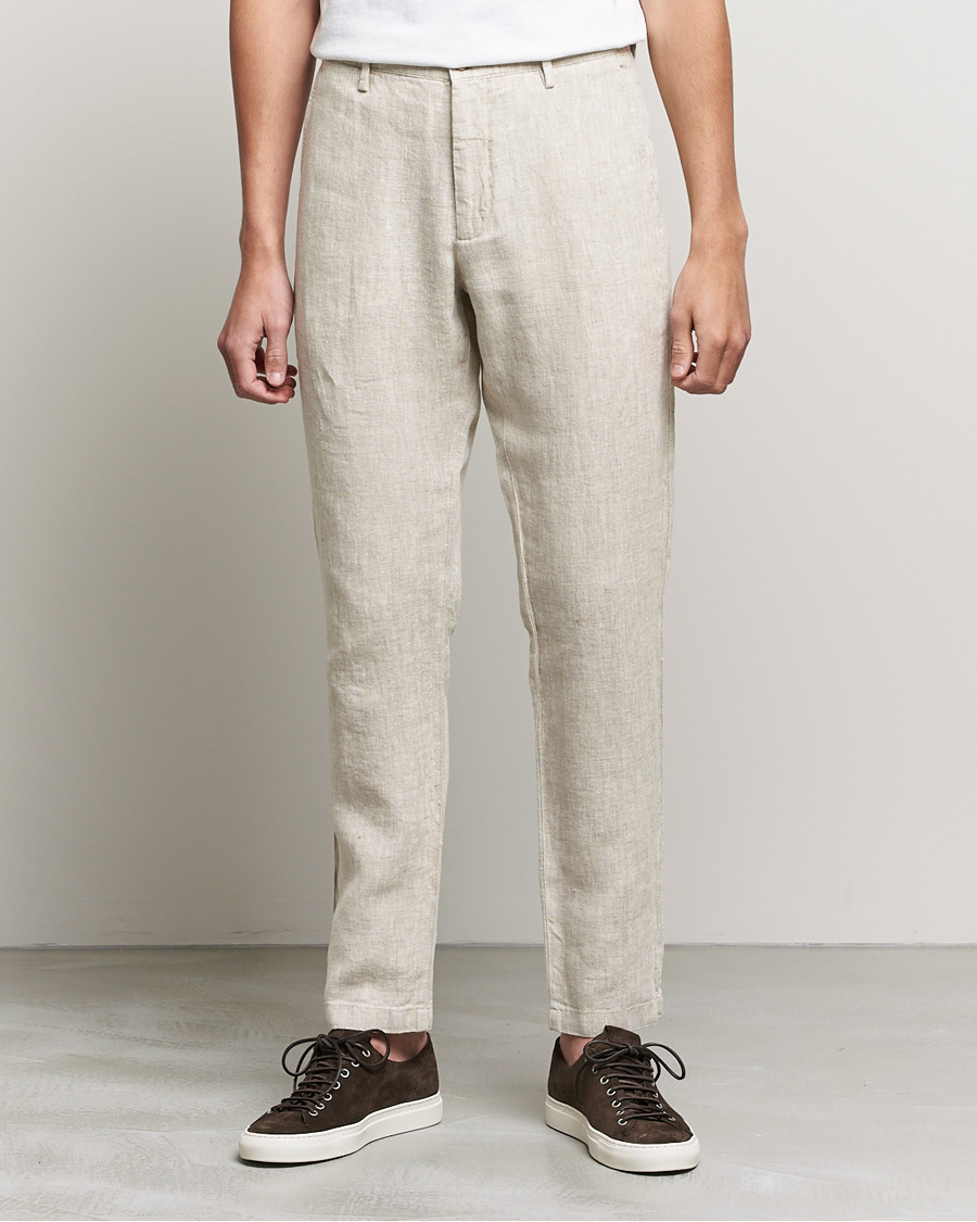Homme | Pantalons | NN07 | Karl Linen Trousers Oat