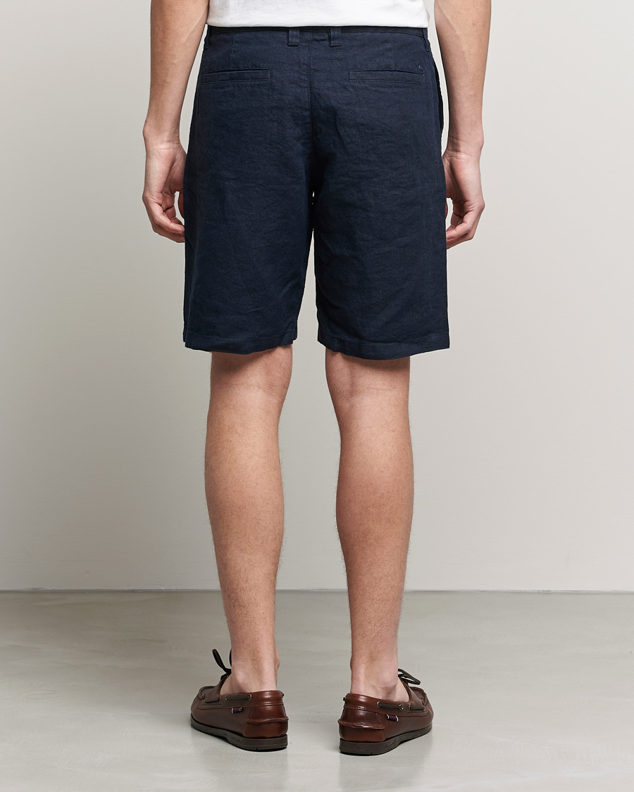 Homme | Shorts | NN07 | Crown Linen Shorts Navy