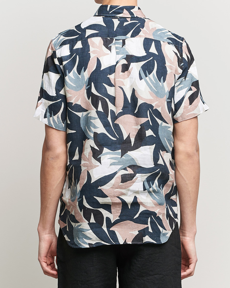 Homme | Chemises | NN07 | Tyrion Printed Short Sleeve Shirt Nougat Print