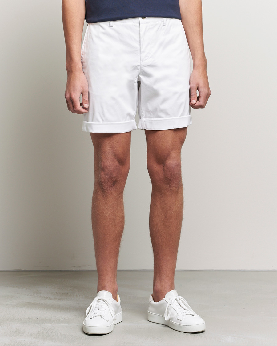 Heren | Korte broek | J.Lindeberg | Nathan Super Satin Shorts White