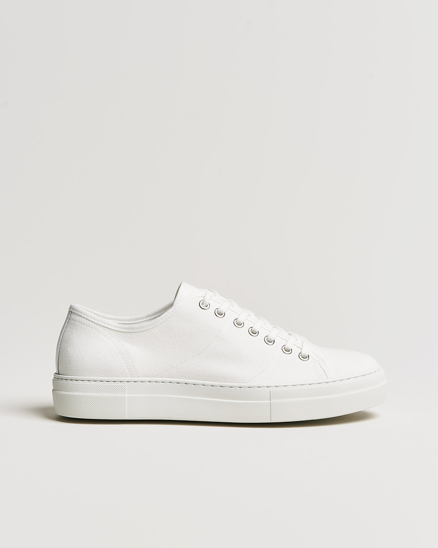 Homme | J.Lindeberg Art Signature Canvas Sneaker White | J.Lindeberg | Art Signature Canvas Sneaker White