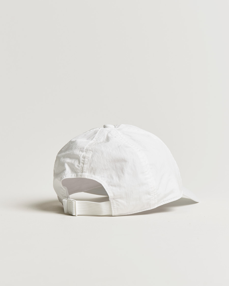 Homme | J.Lindeberg Elijah Crinkle Nylon Logo Cap White | J.Lindeberg | Elijah Crinkle Nylon Logo Cap White