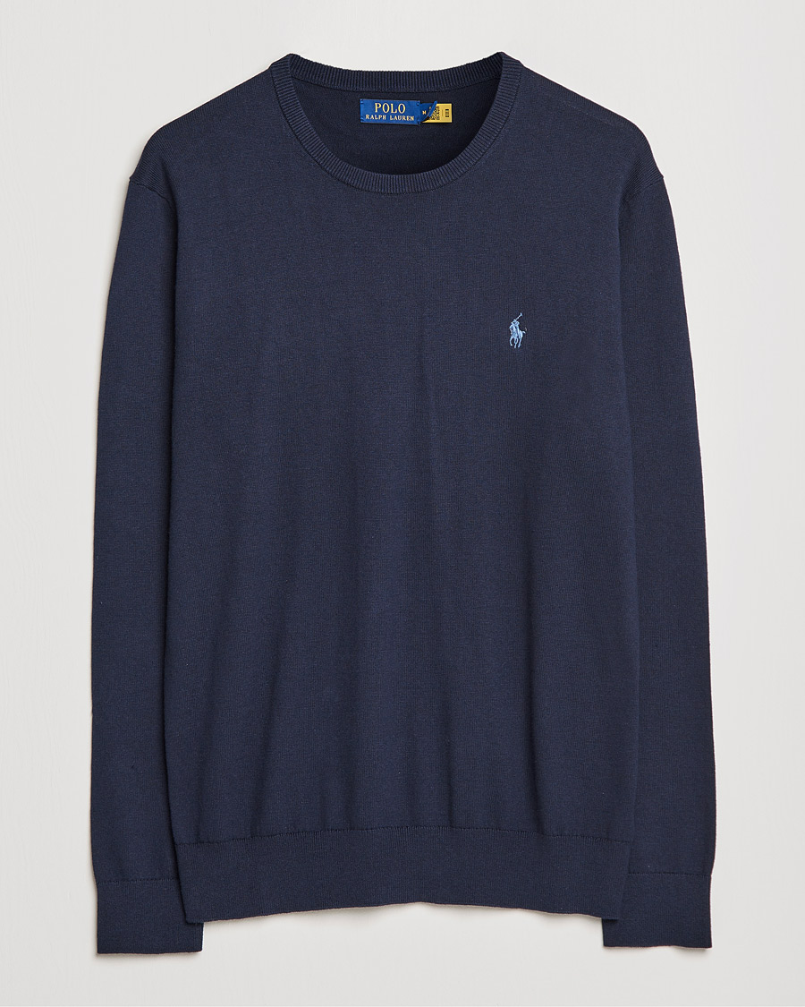 Heren | Truien | Polo Ralph Lauren | Cotton/Cashmere Crew Neck Pullover Hunter Navy