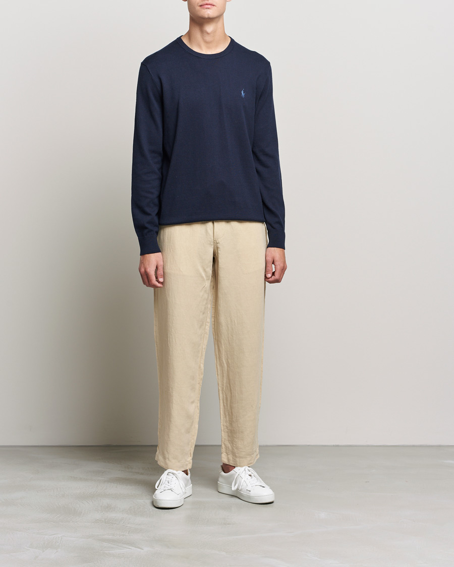 Heren | Truien | Polo Ralph Lauren | Cotton/Cashmere Crew Neck Pullover Hunter Navy
