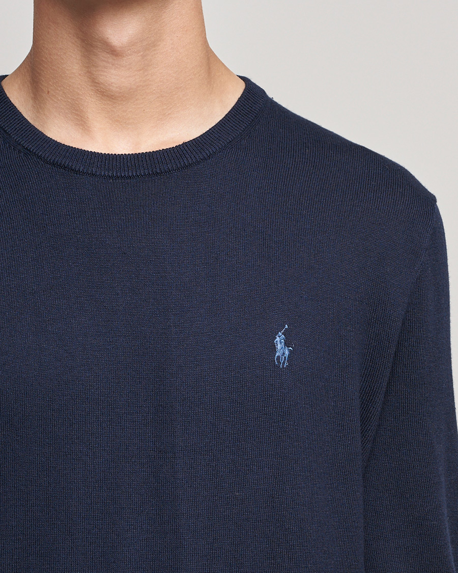 Heren | Truien | Polo Ralph Lauren | Cotton/Cashmere Crew Neck Pullover Hunter Navy