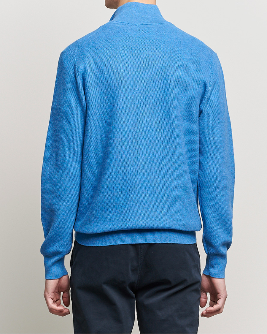Homme | Pulls Et Tricots | Polo Ralph Lauren | Textured Half-Zip Blue Heather