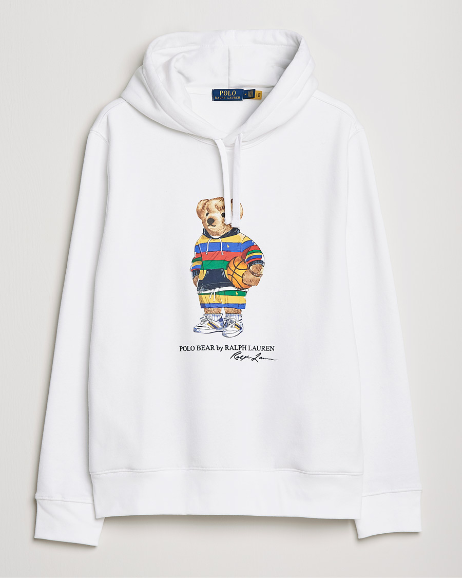 Heren | Truien | Polo Ralph Lauren | Printed Active Bear Hoodie White