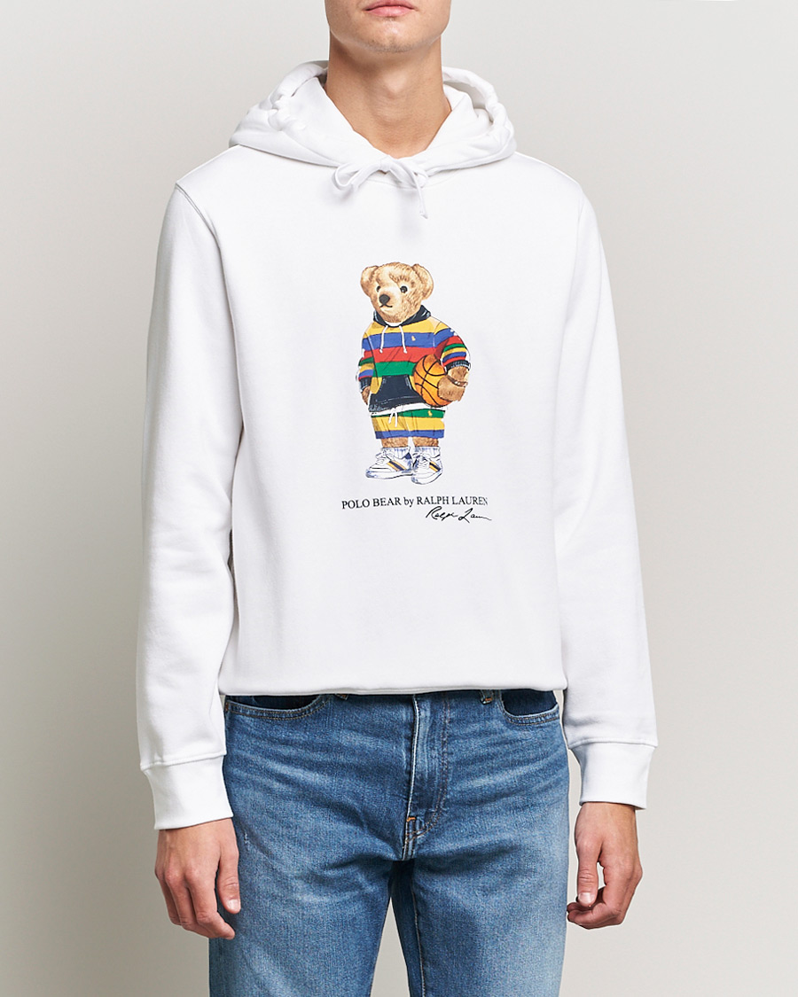 Heren | Truien | Polo Ralph Lauren | Printed Active Bear Hoodie White