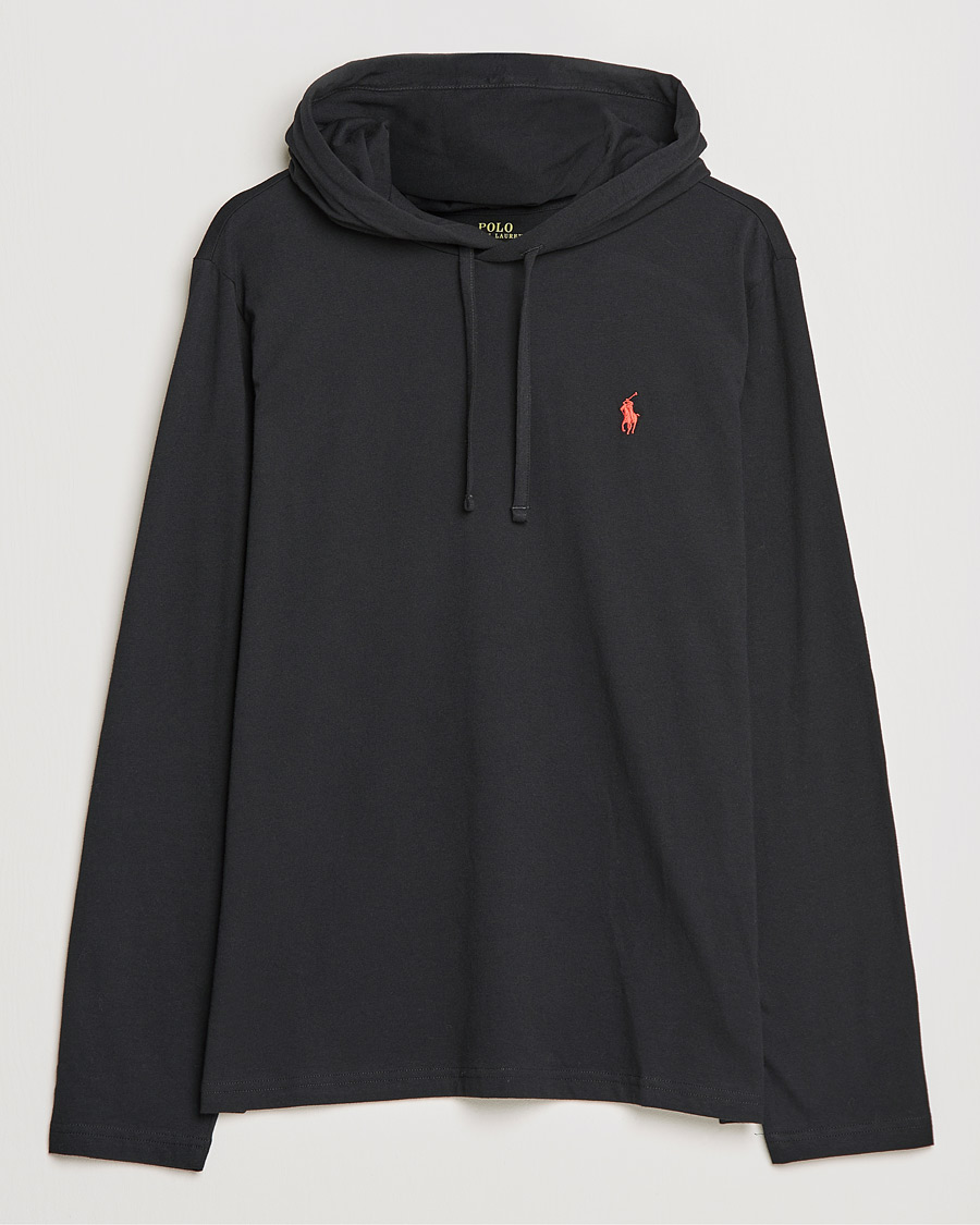 Homme | T-shirts | Polo Ralph Lauren | Long Sleeve Hooded T-Shirt Polo Black