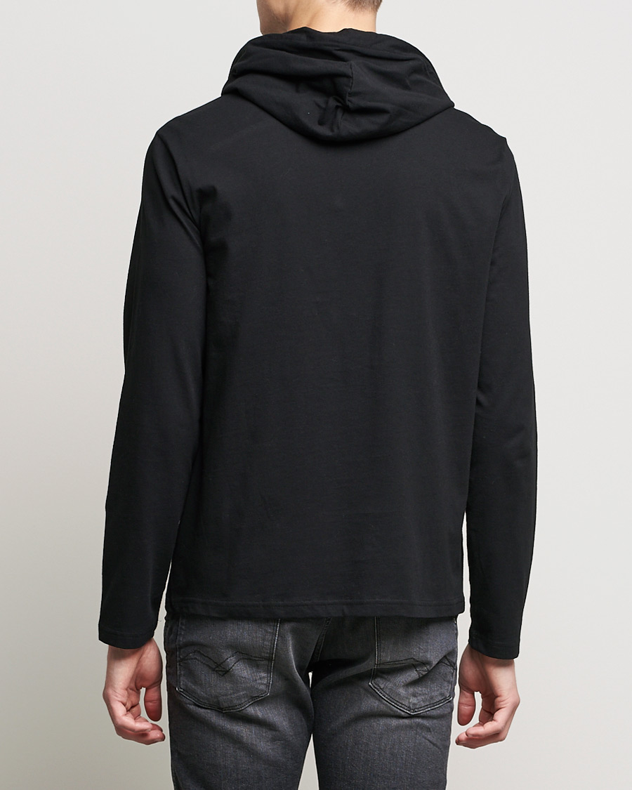 Homme | T-shirts | Polo Ralph Lauren | Long Sleeve Hooded T-Shirt Polo Black